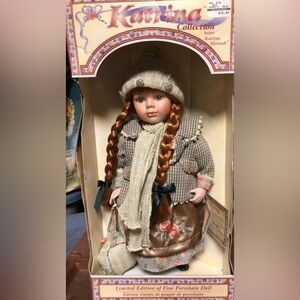 Katrina collection porcelain doll in original box